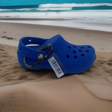 Crocs Classic Clog POUCH Bag, Blue, Coins, Money, Misc. Etc With Carabiner NWT