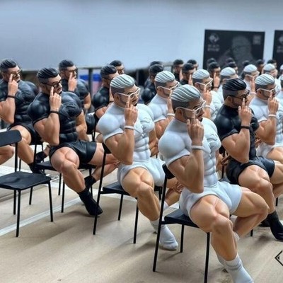 Edge Studio Fashion Fitness Man Grand Resin Model In Stock 1/6 Scale H25cm Hot