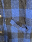 Vintage Blue Plaid Flannel Coat — photo 4