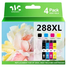 4PK 288XL T288XL 288 Ink For Epson Expression Home XP-340 XP-430 XP-440 XP-446