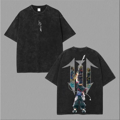 Arcade Anime KINGDOM HEARTS SORA Washed Tshirt Unisex graphic tee Wash