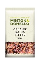 Minton & Donello Organic Pitted Dates 6 x 1Kg 3.83 per kilo