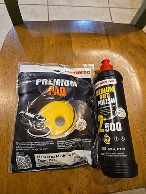 menzerna Medium Cut Polish 2500'' I Abrasive Polishing Compound for Medium 16oz