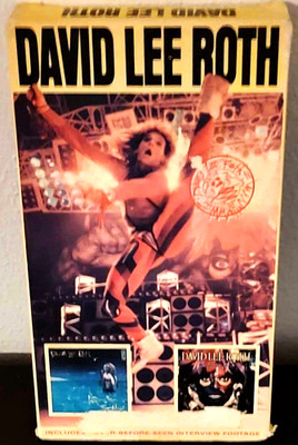 DAVID LEE ROTH Vids ~California Girls, Just a Gigolo, Goin Crazy (Vhs, 1986)