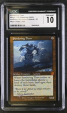 SUNDERING TITAN The Brothers' War Retro Foil Mythic CGC 10 MTG [Nostalgium]