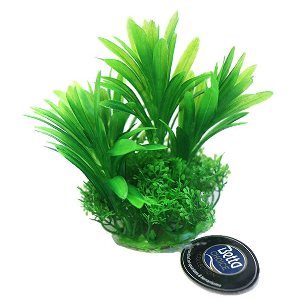 Betta Choice Green Plastic Aquarium Fish Tank Plant