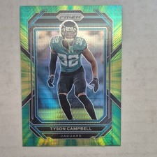 Panini Prizm 2022 Tyson Campbell Hyper Prizm #135 /175 Jacksonville Jaguars