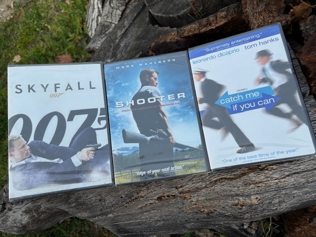 Lot of 3 DVD's SKYFALL 007/ SHOOTER /CATCH ME IF YOU CAN New Sealed