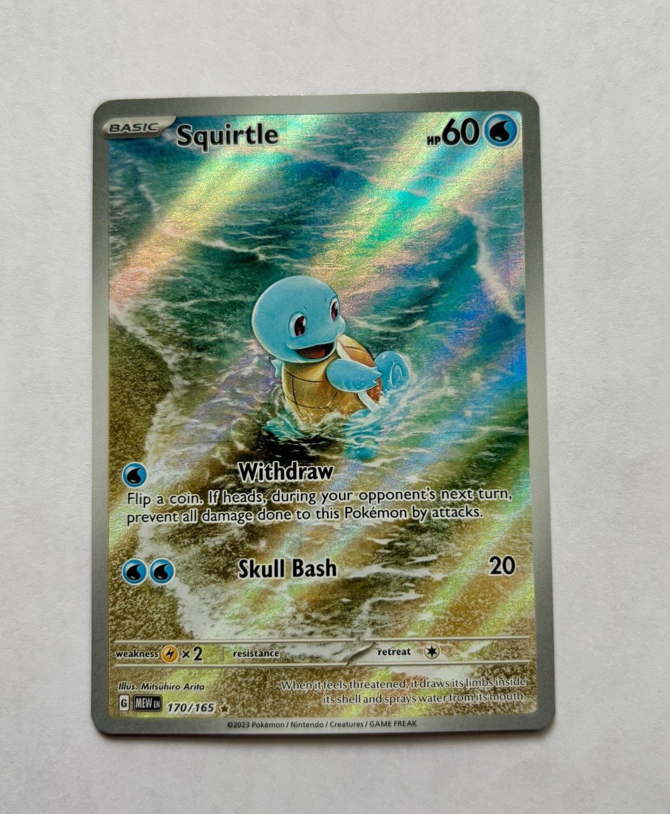Squirtle Pokémon 151 #170/165