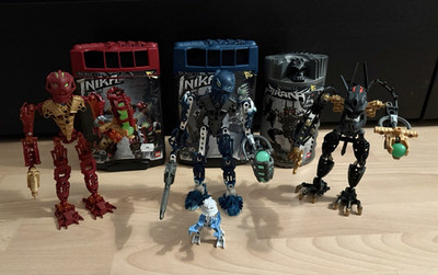 LEGO BIONICLE Inika/Piraka Konvolut #8727 #8728 #8900 - Jaller Hahli Reidak
