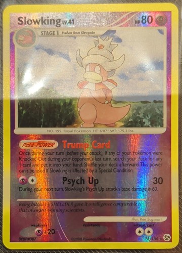Slowking 28/106 Great Encounters Reverse Holofoil Rare LP Pokemon