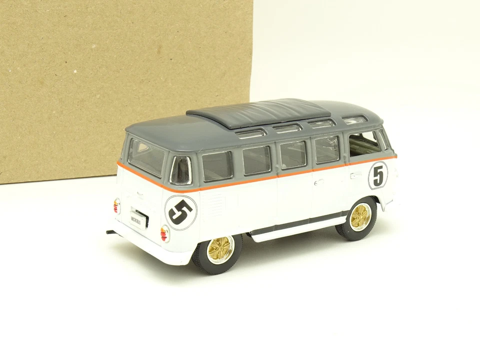Signature SB 1/43 - VW Combi T1 Microbus Gray And White 1962 - Image 2 of 2