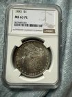 1883 Morgan Silver Dollar NGC MS 63 PL  Proof Like