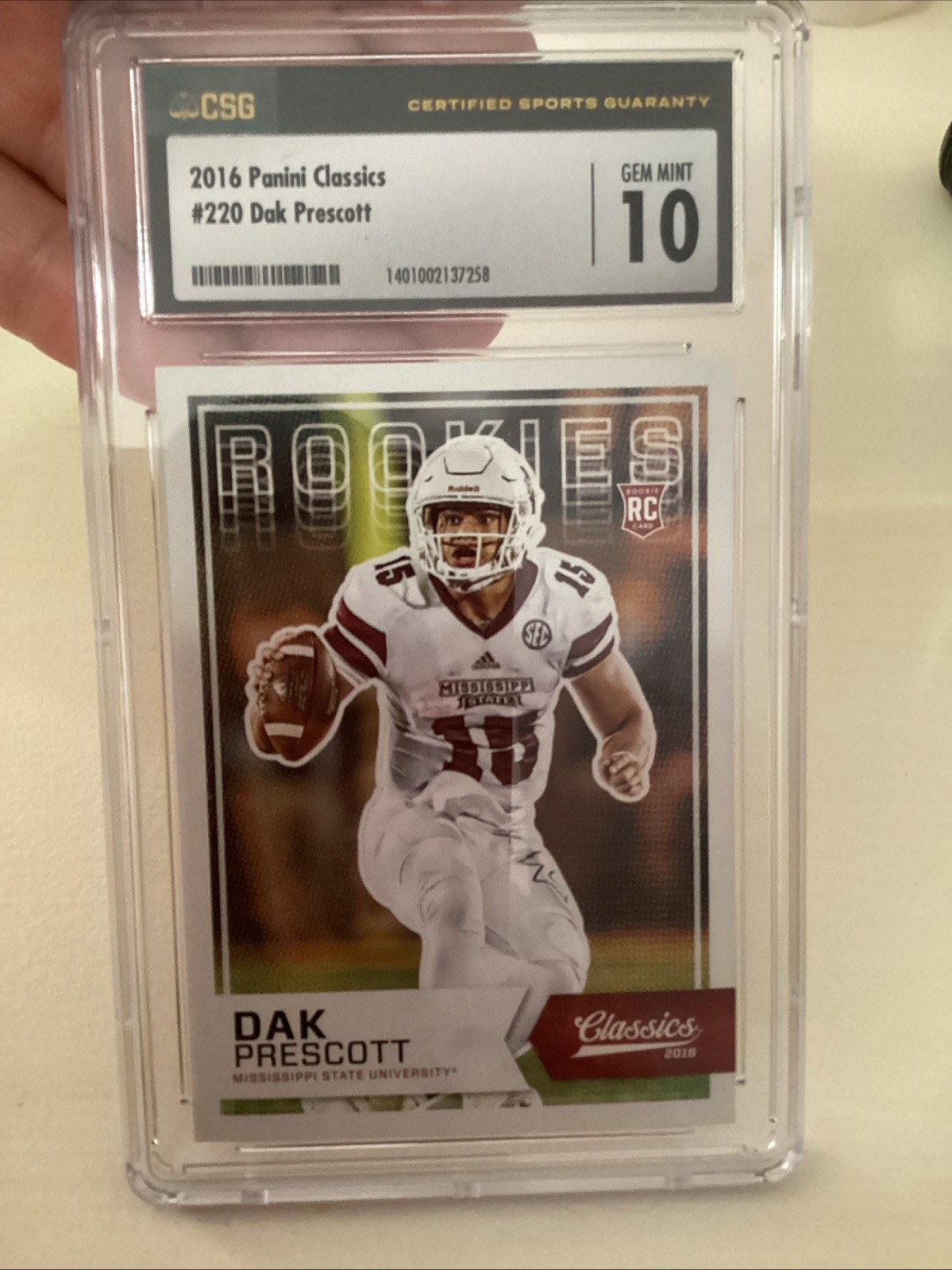 2016 Panini Classics - Rookies Dak Prescott #220 (RC)