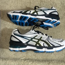 Gel -kayano 18  White Black Hot Blue ASICS  1...