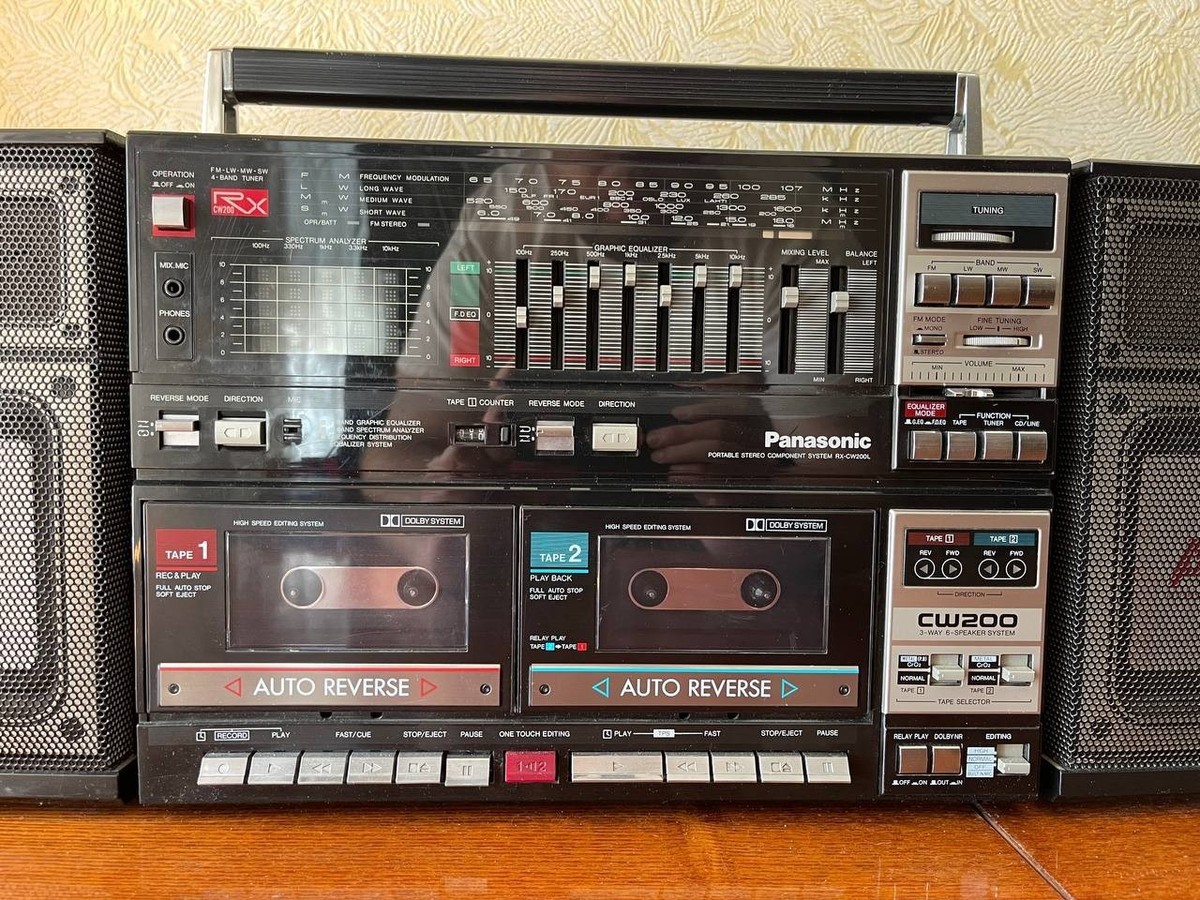 Panasonic RX-CW200L Boombox Japan Tape Recorder Vintage | eBay Panasonic RX-CW200L Boombox Japan Tape Recorder Vintage | eBay