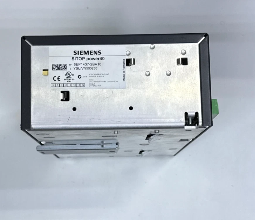 Блок питания Siemens SITOP Power40 6EP1437-2BA10 | 24 В постоянного тока, выход 40 А | 3-фазный - Изображение 2 из 4