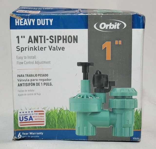 Orbit 1 Electric Antisiphon Solenoid Sprinkler Valve Irrigation Valves