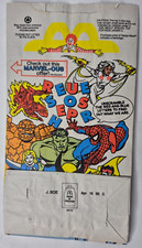 1996 McDonald's Happy Meal Bag-Marvel Super Heroes Bag B