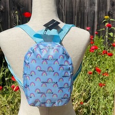 KENDALL + KYLIE Mini MOCHILA Bolso Arco Iris Azul Multicolor Festival Cartera Verano
