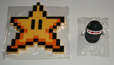 Caja Bam Gamer Super Mario Bros Invincibilidad Estrella y Bala Bill Réplicas de utilería