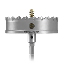 4-1/2" TCT Hole Saw for Hard Metal, Heavy Duty 115Mm Tungsten Carbide Tipped Hol