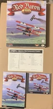 Red Baron 3-D  PC Big Box Dynamix Sierra Excellent Used Condition