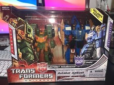 Hasbro Transformers Universe Autobot Ambush Roadbuster vs Dirge Target Exclusive