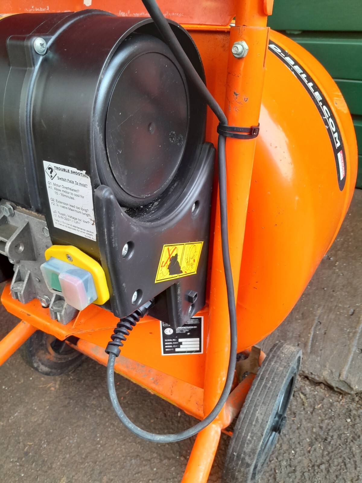 Belle Cement Mixer 110v Electric eBay