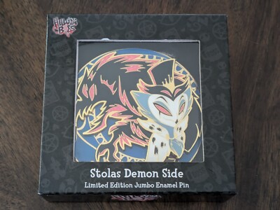 Helluva Boss - Stolas Demon Side Limited Edition Jumbo Enamel Pin 