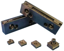 Mitee-Bite 6" Long TalonGrip Steel Vise Jaw Set for  4"/6" CNC Mill Vises