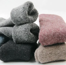 US Winter Womens 100% Wool Cashmere Thick Warm & Comfortable & Pure Soft Socks
