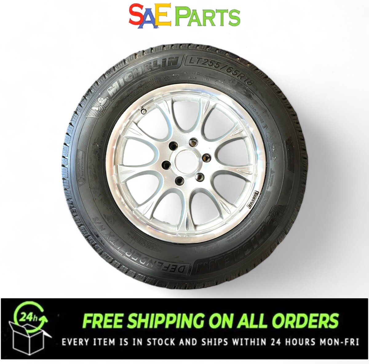 1 Lot Of 4 Brabus Mercedes Benz Wheels & Michelin Tires (2 Different Sizes)