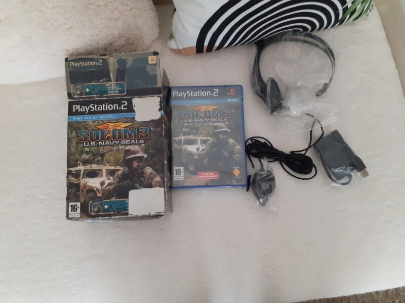 pack coffet jeux playstation 2 ps2 socom 3 us navy seals sous blister