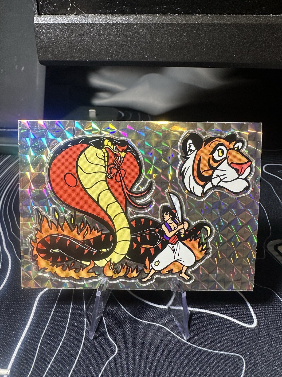 🔥 Vintage Disney Vending Machine Prism Sticker 🔥 - Aladdin