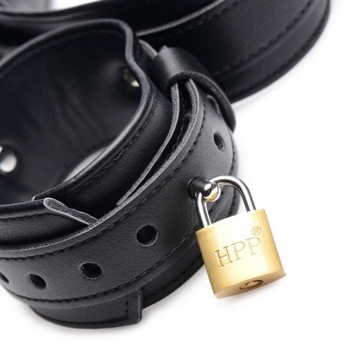 Frog-Tie Restraint Set Restraints Thigh Wrist Cuffs Bondage BDSM S&M Sub Dom Sex - Picture 20 of 22