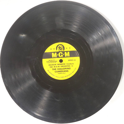 MGM ORCHESTRA The Galloping Comedians 78 METROLITE 1951 MGM 30221 VG