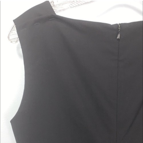 Abito senza maniche su misura in lana nera Hugo Boss US 6, IT 42 nuovo di zecca! - Foto 8 di 14