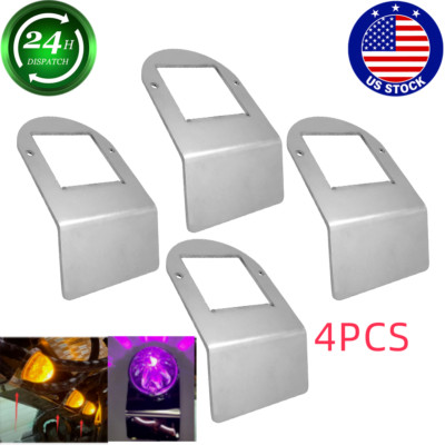 4PCS Under Glow Frame Bracket Universal Clamp Style Mount w/Hardware
