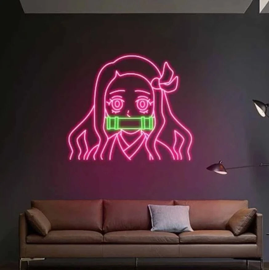 ANIME NEON LED LIGHT SIGN Gamer Room Wall Decor ART GOKU FURNITURE DBZ  CARTOON  eBay