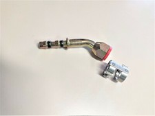 RACCORDO BOCCHETTONE VALVOLA TUBO IMPIANTO ARIA CONDIZIONATA UNIVERSALE AUTO