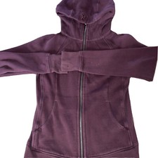 Lululemon Scuba Full-zip Hoodie Red Merlot Size 6