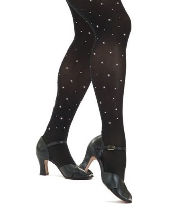 rhinestone dance tights