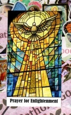 Prayer for Enlightenment (Holy Spirit) (2" x 3 1/2")  Paperstock Holy Card
