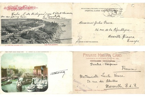 USA UNITED STATES, 27 Early Vintage Postcards Pre-1902 (L7256) - Picture 10 of 14
