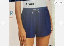Jane & Bleecker Women's 2-Pack Sleep Shorts( Navy ONLY Small)NWOT