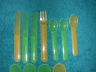 11 pc Bodum Modern Melamine Plastic Flatware Picnic COOKOUT Fishing Camping — photo 2