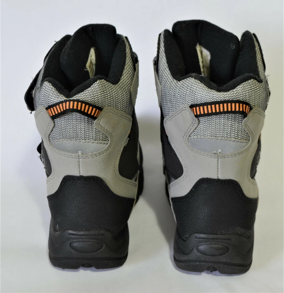 Khombu Todder Kids Snow Boots Size 1 M Gray Black Hook N Loop Model Board - Image 3 of 4