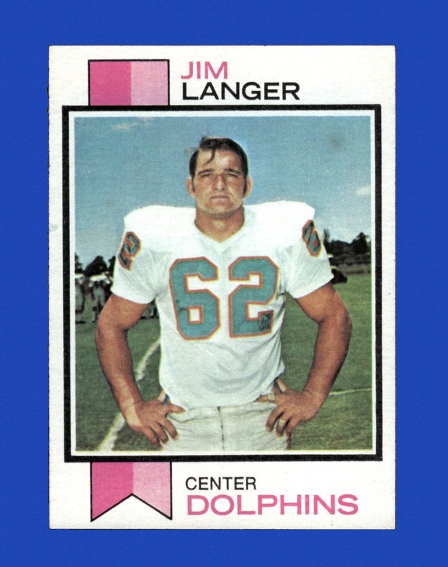 1973 Topps Set-Break #341 Jim Langer RC EX-EXMINT *GMCARDS*