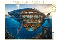 Calvendo Puzzle Whales Song Resort | 1000 Pieces, Finished Size 25.2 × 18.9 In (